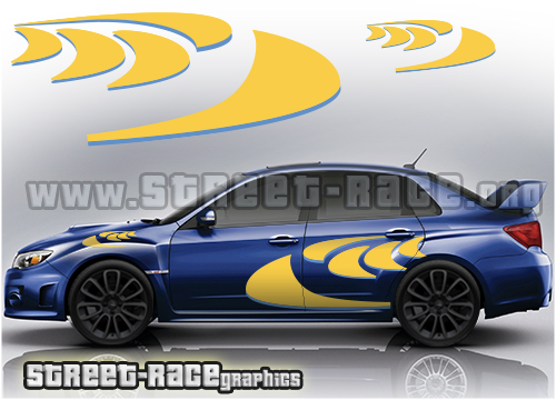 Impreza WRC rally stickers 012
