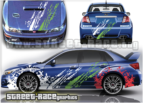 Impreza rally stickers 021A