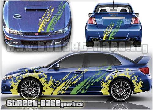 Impreza rally stickers 021B