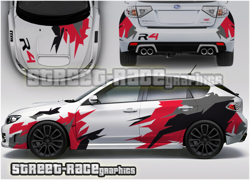 Impreza rally stickers 023 - R4