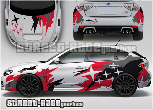 Impreza rally stickers 024