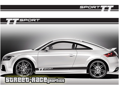 Audi TT racing stripes 001 - TT Sport