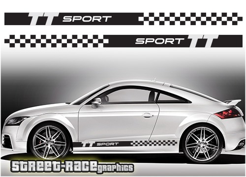 Audi TT racing stripes 005 - TT Sport