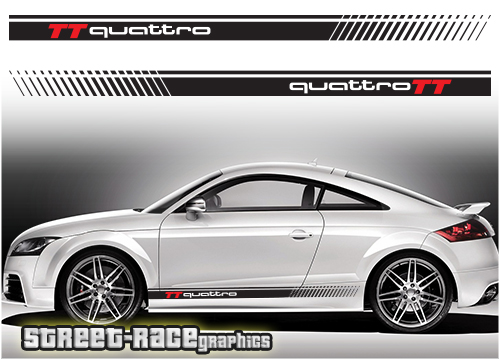 Audi TT racing stripes 008 - quattro TT