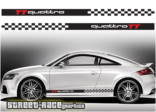 Audi TT racing stripes 010 - quattro TT