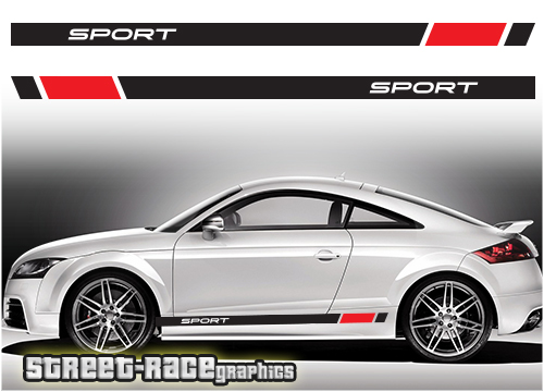 Audi TT racing stripes 011