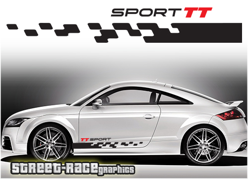 Audi TT racing stripes 014