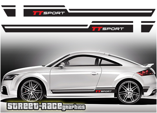 Audi TT racing stripes 015