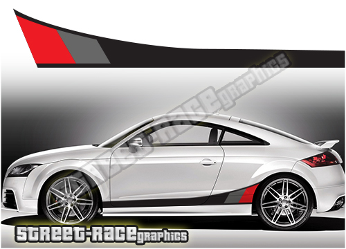 Audi printed racing stripes 003
