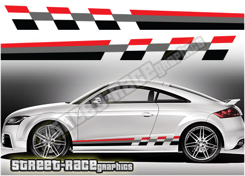 Audi printed racing stripes 013