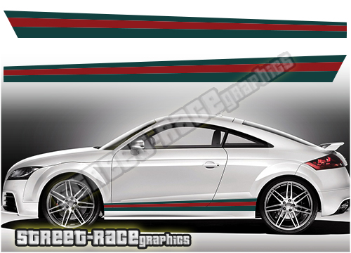 Audi printed racing stripes 017 - GUCCI