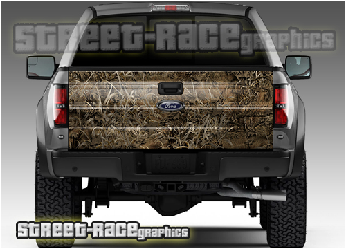 802 - Tailgate wrap (Grassland camouflage)