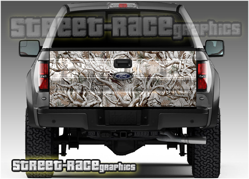807 - Tailgate wrap (Snow Buck camouflage)