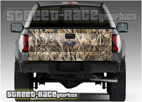 808 - Tailgate wrap (Tall grass camouflage)