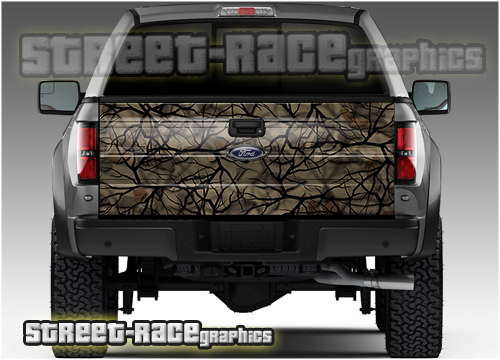811 - Tailgate wrap (Autumn camouflage)