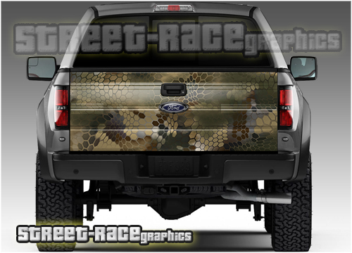 818 - Tailgate wrap (Chameleon camouflage)