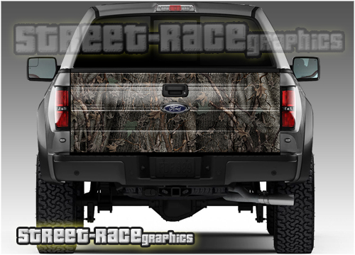 804 - Tailgate wrap (Ambush Forest camouflage)