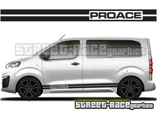 Toyota ProAce racing stripes 001