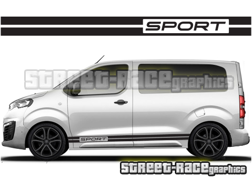 Toyota ProAce racing stripes 002