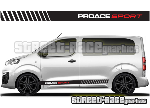 Toyota ProAce racing stripes 005 - SPORT