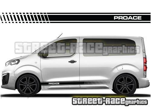 Toyota ProAce racing stripes 009