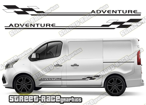 Fiat Talento side racing stripes 030