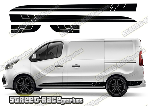 Fiat Talento side racing stripes 032