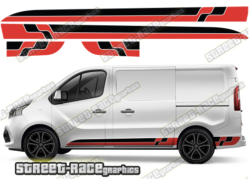 Fiat Talento side racing stripes 033