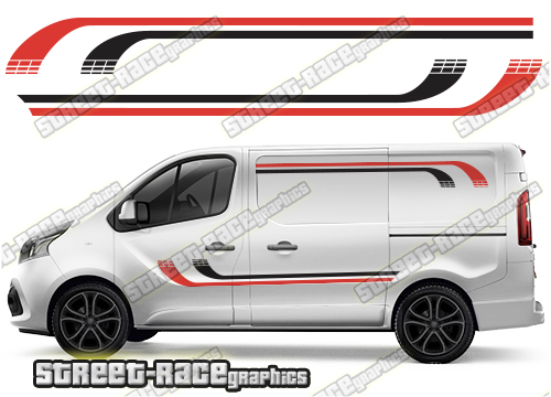 Fiat Talento side racing stripes 034