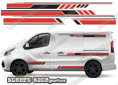 Fiat Talento side racing stripes 035