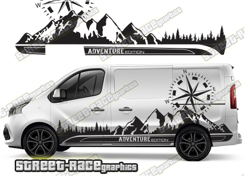 Nissan Primastar - NV300 stickers 047 - ADVENTURE