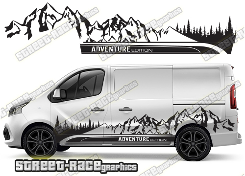 Nissan Primastar - NV300 stickers 049 - MOUNTAIN