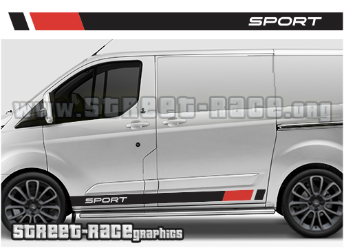 Transit Custom side stripes 011