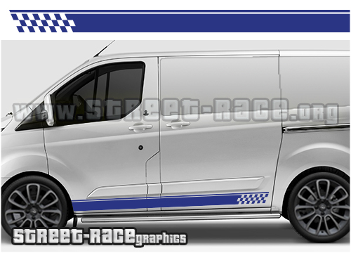 Transit Custom side stripes 018