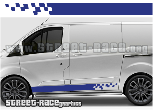 Transit Custom side stripes 019