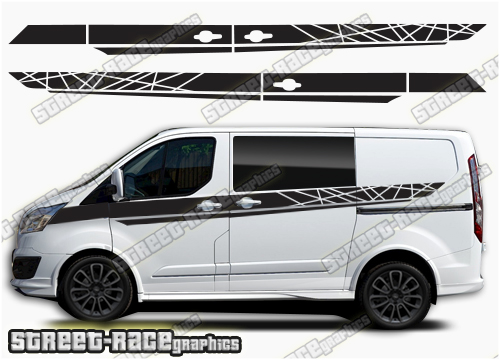 Transit Custom side stripes 039