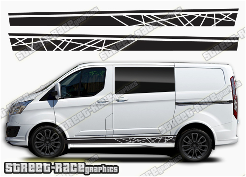 Transit Custom side stripes 040