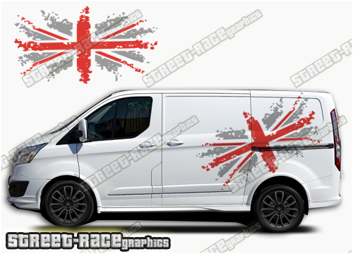 Transit Custom sides 053 - Union Jack
