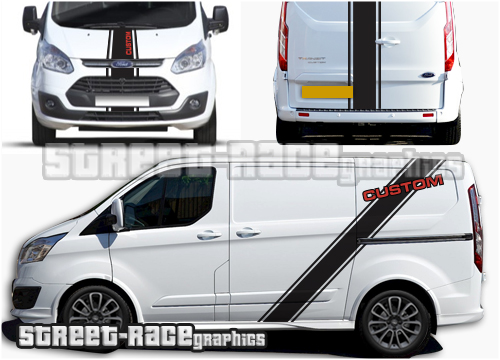 Ford Transit Custom Sport Full stripes 003