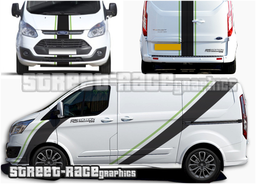 Ford Transit Custom Sport Full stripes 009