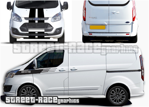 Ford Transit Custom Sport Full stripes 010 - RS Edition 170