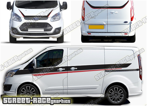 Ford Transit Custom Sport Full stripes 021