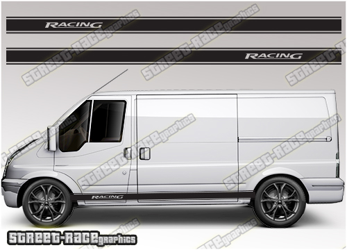 Ford Transit MK7 sides 005 - racing stripes