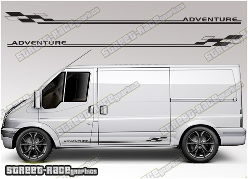 Ford Transit MK7 sides 018 - racing stripes