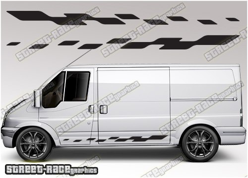 Ford Transit MK7 sides 020 - flag stickers