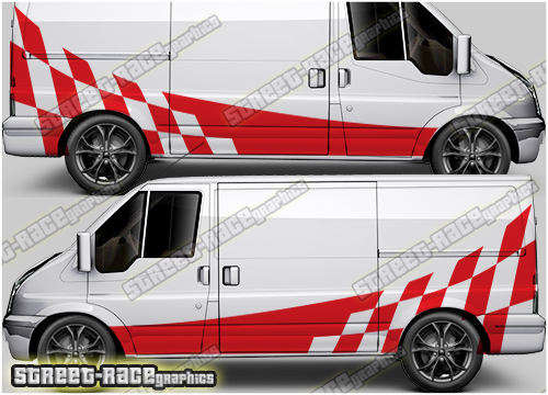 Ford Transit MK7 sides 025 - racing stripes