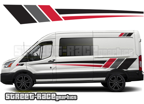 Ford Transit camper van graphics 001