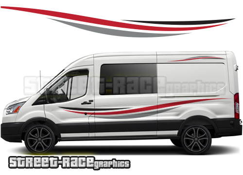Ford Transit camper van graphics 002