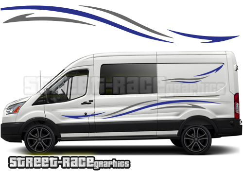 Ford Transit camper van graphics 004