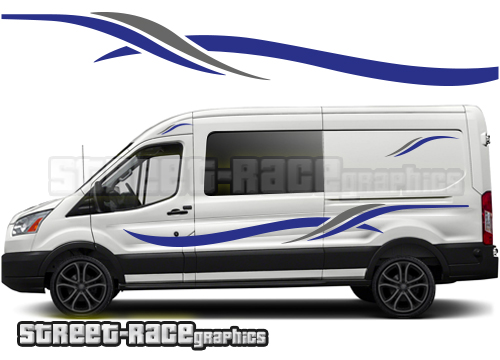 Ford Transit camper van graphics 005